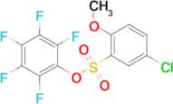 Perfluorophenyl 5-chloro-2-methoxybenzenesulfonate