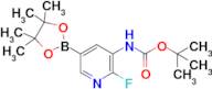 Tert-butyl (2-fluoro-5-(4,4,5,5-tetramethyl-1,3,2-dioxaborolan-2-yl)pyridin-3-yl)carbamate