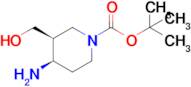 Tert-butyl (3S,4R)-4-amino-3-(hydroxymethyl)piperidine-1-carboxylate