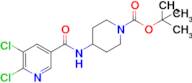 Tert-butyl 4-(5,6-dichloronicotinamido)piperidine-1-carboxylate