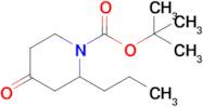 Tert-butyl 4-oxo-2-propylpiperidine-1-carboxylate