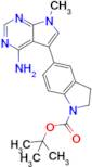 Tert-butyl 5-(4-amino-7-methyl-7H-pyrrolo[2,3-d]pyrimidin-5-yl)indoline-1-carboxylate