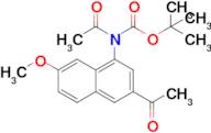 Tert-butyl acetyl(3-acetyl-7-methoxynaphthalen-1-yl)carbamate