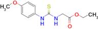 Ethyl ((4-methoxyphenyl)carbamothioyl)glycinate