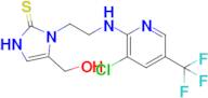1-(2-{[3-chloro-5-(trifluoromethyl)pyridin-2-yl]amino}ethyl)-5-(hydroxymethyl)-2,3-dihydro-1H-imidazole-2-thione