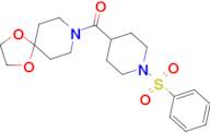 (1-(Phenylsulfonyl)piperidin-4-yl)(1,4-dioxa-8-azaspiro[4.5]Decan-8-yl)methanone