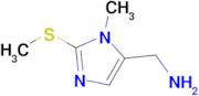 (1-Methyl-2-(methylthio)-1H-imidazol-5-yl)methanamine