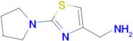 (2-(Pyrrolidin-1-yl)thiazol-4-yl)methanamine