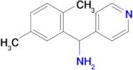 (2,5-Dimethylphenyl)(pyridin-4-yl)methanamine