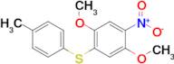 (2,5-Dimethoxy-4-nitrophenyl)(p-tolyl)sulfane