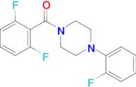 (2,6-Difluorophenyl)(4-(2-fluorophenyl)piperazin-1-yl)methanone