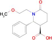 (2R,3R)-1-(2-methoxyethyl)-6-oxo-2-phenylpiperidine-3-carboxylic acid