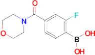 (2-Fluoro-4-(morpholine-4-carbonyl)phenyl)boronic acid