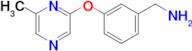 (3-((6-Methylpyrazin-2-yl)oxy)phenyl)methanamine