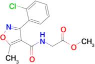 Methyl (3-(2-chlorophenyl)-5-methylisoxazole-4-carbonyl)glycinate