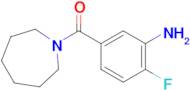 (3-Amino-4-fluorophenyl)(azepan-1-yl)methanone