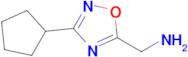 (3-Cyclopentyl-1,2,4-oxadiazol-5-yl)methanamine