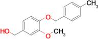 (3-Methoxy-4-((4-methylbenzyl)oxy)phenyl)methanol