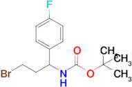 Tert-butyl (3-bromo-1-(4-fluorophenyl)propyl)carbamate