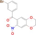 (3-Bromophenyl)(7-nitro-2,3-dihydrobenzo[b][1,4]dioxin-6-yl)methanone