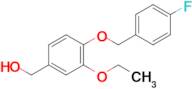 (3-Ethoxy-4-((4-fluorobenzyl)oxy)phenyl)methanol