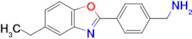 (4-(5-Ethylbenzo[d]oxazol-2-yl)phenyl)methanamine