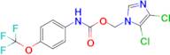 (4,5-Dichloro-1H-imidazol-1-yl)methyl (4-(trifluoromethoxy)phenyl)carbamate