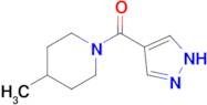 (4-Methylpiperidin-1-yl)(1H-pyrazol-4-yl)methanone