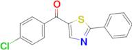 (4-Chlorophenyl)(2-phenylthiazol-5-yl)methanone