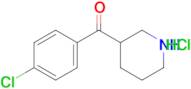 (4-Chlorophenyl)(piperidin-3-yl)methanone hydrochloride