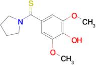 (4-Hydroxy-3,5-dimethoxyphenyl)(pyrrolidin-1-yl)methanethione