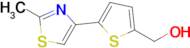 (5-(2-Methylthiazol-4-yl)thiophen-2-yl)methanol