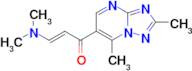 (E)-1-(2,7-dimethyl-[1,2,4]triazolo[1,5-a]pyrimidin-6-yl)-3-(dimethylamino)prop-2-en-1-one