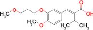 (E)-2-(4-methoxy-3-(3-methoxypropoxy)benzylidene)-3-methylbutanoic acid