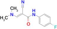 (E)-2-cyano-3-(dimethylamino)-N-(4-fluorophenyl)acrylamide