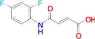 (E)-4-((2,4-difluorophenyl)amino)-4-oxobut-2-enoic acid