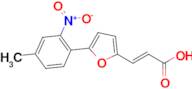 (E)-3-(5-(4-methyl-2-nitrophenyl)furan-2-yl)acrylic acid