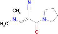 (E)-3-(dimethylamino)-2-(pyrrolidine-1-carbonyl)acrylonitrile
