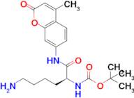 Tert-butyl (S)-(6-amino-1-((4-methyl-2-oxo-2H-chromen-7-yl)amino)-1-oxohexan-2-yl)carbamate