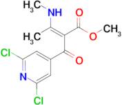 Methyl (Z)-2-(2,6-dichloroisonicotinoyl)-3-(methylamino)but-2-enoate