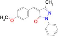 (Z)-4-(4-methoxybenzylidene)-5-methyl-2-phenyl-2,4-dihydro-3H-pyrazol-3-one