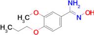 (Z)-N'-hydroxy-3-methoxy-4-propoxybenzimidamide