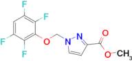 Methyl 1-((2,3,5,6-tetrafluorophenoxy)methyl)-1H-pyrazole-3-carboxylate