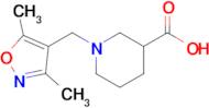 1-((3,5-Dimethylisoxazol-4-yl)methyl)piperidine-3-carboxylic acid