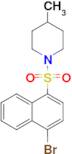 1-((4-Bromonaphthalen-1-yl)sulfonyl)-4-methylpiperidine