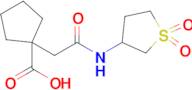 1-(2-((1,1-Dioxidotetrahydrothiophen-3-yl)amino)-2-oxoethyl)cyclopentane-1-carboxylic acid