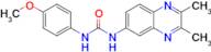 1-(2,3-Dimethylquinoxalin-6-yl)-3-(4-methoxyphenyl)urea