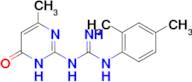 N'-(2,4-dimethylphenyl)-N-(4-methyl-6-oxo-1,6-dihydropyrimidin-2-yl)guanidine
