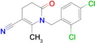 1-(2,4-Dichlorobenzyl)-2-methyl-6-oxo-1,4,5,6-tetrahydropyridine-3-carbonitrile