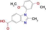 1-(2,5-Dimethoxyphenyl)-2-methyl-1H-benzo[d]imidazole-5-carboxylic acid
